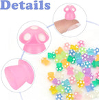 50Pcs Luminous Mini Mushrooms, Small Fairy Garden Mushrooms, Tiny Mushrooms - Image 4