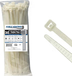 Kable Kontrol Zip Ties Natural White 20 Inch 100 Pcs, 300 Lbs Tensile Strength by KABLEKONTROL%C2%AE