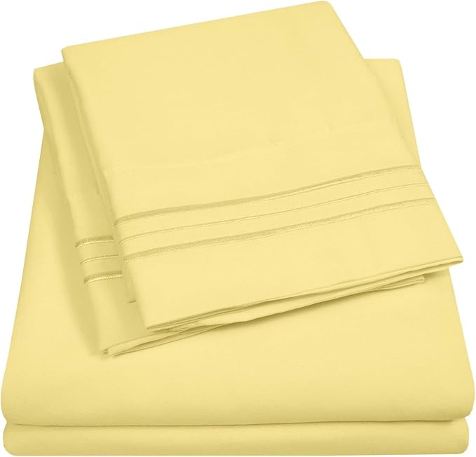 California King Size Sheet Set by SweetHomeCollection