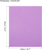 MECCANIXITY EVA Foam Sheets Light Purple 19.7 Inch x 35.4 Inch 1mm Thick Crafts - Image 2