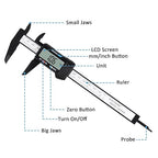 Digital Caliper, Adoric 0-6" Calipers Measuring Tool - Image 5