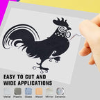 YRYM HT Black Permanent Vinyl Roll - Image 2