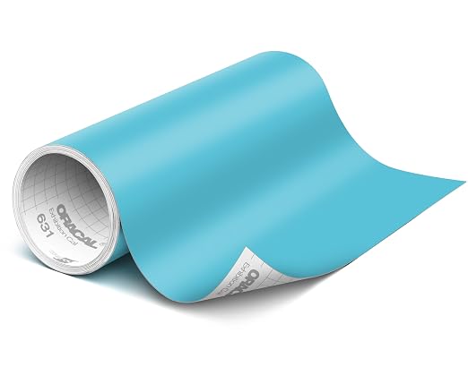 ORACAL 631 Matte Geyser Blue Vinyl Durable Roll Easy to Weed Permanent Adhesive by Orafol