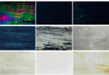 9 Sheets Stained Glass Sheet, 4 x 6 inch Stained Glass Supplies Glass Pieces by PALJOLLY