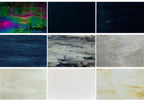 9 Sheets Stained Glass Sheet, 4 x 6 inch Stained Glass Supplies Glass Pieces by PALJOLLY
