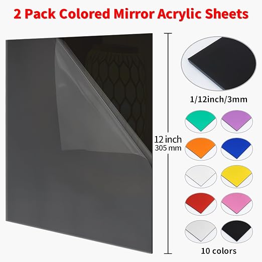 Mirror Acrylic Sheets 1/8 ” Thick - Image 2