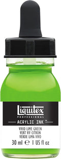 Liquitex Professional Acrylic Ink, 1-oz Jar, Vivid Lime Green by Liquitex