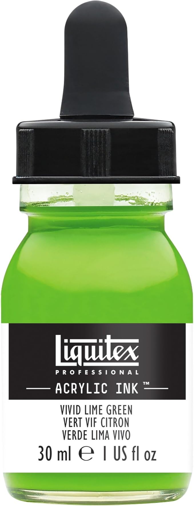 Liquitex Professional Acrylic Ink, 1-oz Jar, Vivid Lime Green by Liquitex