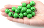 AD Beads Wood Spacer Loose Wooden Craft Beads Big Hole Beads Assorted - Image 2