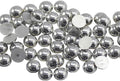 Allstarco 9mm Silver Flat Back Acrylic Round Pearl Cabochons Plastic by Allstarco