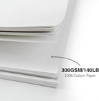 50 Pack Foldable Blank Watercolor Cards - Image 2