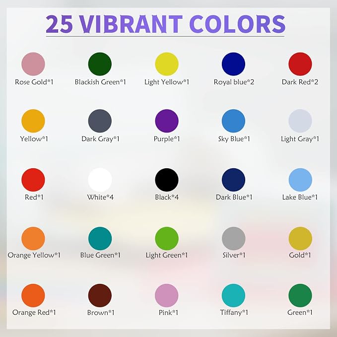 HTVRONT HTV Heat Transfer Vinyl Bundle: 36 Pack 12 x 10 Iron On Vinyl | - Image 2