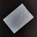 1PC Words Sentiment Background Embossing Folder - Image 4