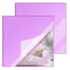 8x8 Inches Purple Mirror Acrylic Sheet – 2 Pcs Reflective Acrylic Panel by SAKRNIC