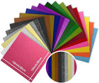 12" x 12" Felt Fabric Sheets for Crafts, Squares Felt Paper for Sewing Craft - Image 4
