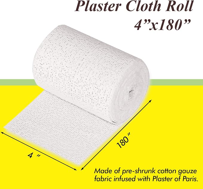 Falling in Art Plaster Cloth Rolls, 500gsm Plaster Strip, Plaster Gauze Bandages - Image 2