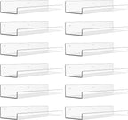 upsimples 12 Pcs 15" Acrylic Shelves by upsimples