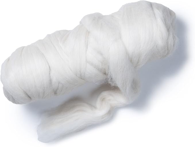 Llama Wool roving, 1 lb. Best for Needle Felting, handcrafts and Spinning. - Image 4