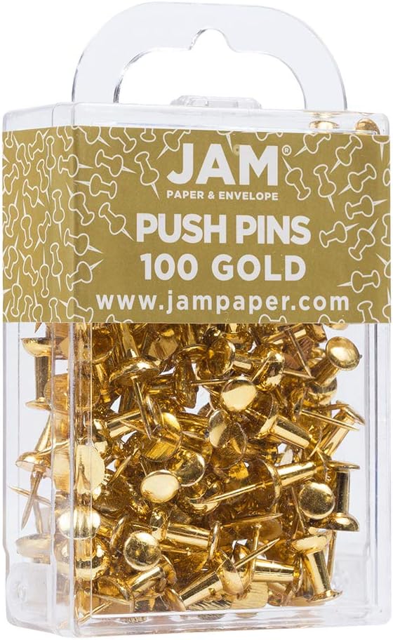 JAM PAPER Colorful Push Pins - Image 2
