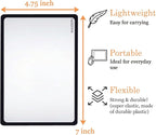 MAGDEPO 3X Magnifying Sheet 3 Pack Plastic Lightweight Page Lens + 3 Card - Image 2