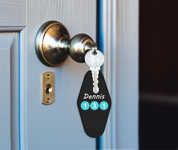 8PCS Motel Keychain Blank Hotel Key Tags Holder - Image 4