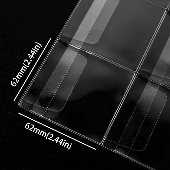 120 Pocket Coin Binder Pages 2.44" Collection Album Holder 10 Pcs | OSOPOLA - Image 4