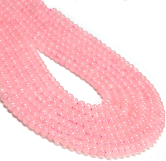 ICAI 4x6mm Natural Rondelle Beads – Loose Gemstone Spacers by CAI+YI+MING