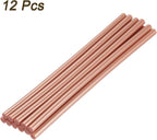 uxcell Mini Hot Glue Sticks for Glue Gun 7mm x 200mm Rose Gold 12pcs - Image 3
