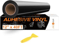 HTVRONT Black Permanent Vinyl, Silhouette, Cameo Cutters, Scrapbooking by HTVRONT
