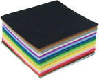 42pcs Felt Fabric Sheet 4"x4" Assorted Color DIY Craft Squares Nonwoven 1mm - Image 4