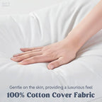 puredown® Goose Feather Down Pillows, Gusseted Bed Pillows - Image 3
