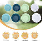 Large Silicone Baking Muffin Cups, 12 Pack Reusable Cupcake Liners Jumbo Size - Image 4