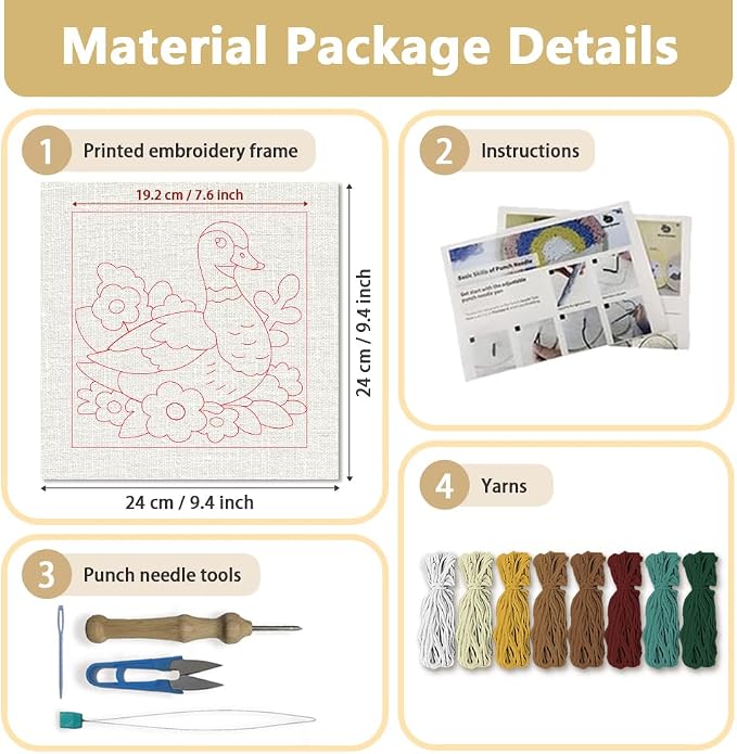 Doodlream Mallard Duck Needle Kit - Image 2