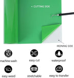 TUMIYA Fruit Green Heat Transfer Vinyl HTV Rolls, Glossy Adhesive Fruit Green - Image 2