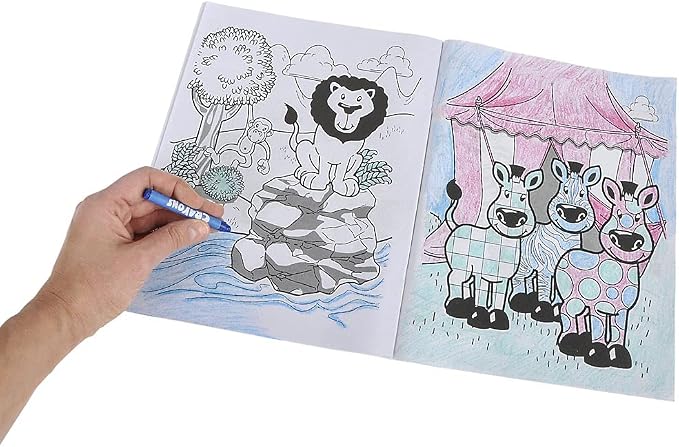 72Pcs Zoo Animal Coloring Books Bulk - Image 8