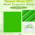 Tintnut Classic Green Heat Transfer Vinyl, easy cut & weed, stretch washable - Image 2