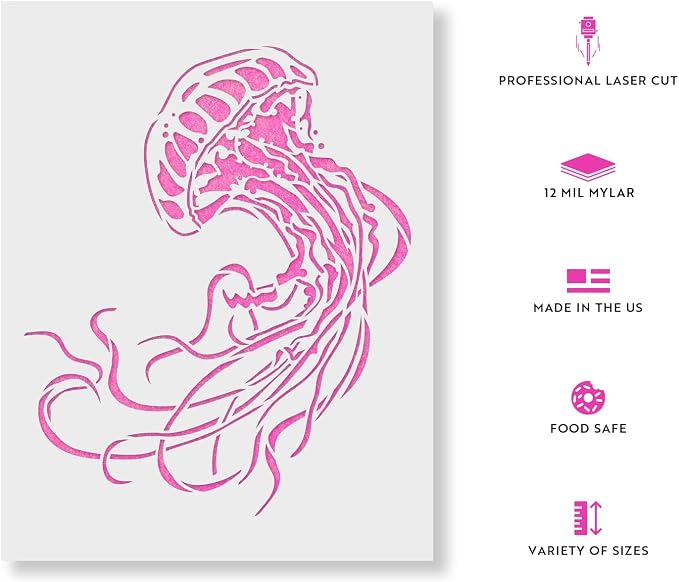 Jellyfish Stencil - Image 2