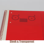 10-Pack A4 Colored PVC Flexible Plastic Sheets, 0.3mm Red Transparent Film - Image 4