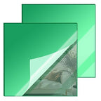12x12 Inches Green Mirror Acrylic Sheet – 2 Pcs Reflective Acrylic Panel by SAKRNIC