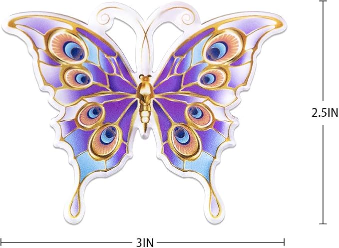 WaaHome Purple Butterfly Christmas Ornaments 2026 - Image 6