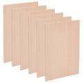 OLYCRAFT 6Pcs 6x4.1 Inch Balsa Wood Sheets 2.5mm Thickness Unfinished Beech by OLYCRAFT
