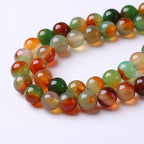 4mm 90pcs Natural Peacock Agates Beads - Image 4