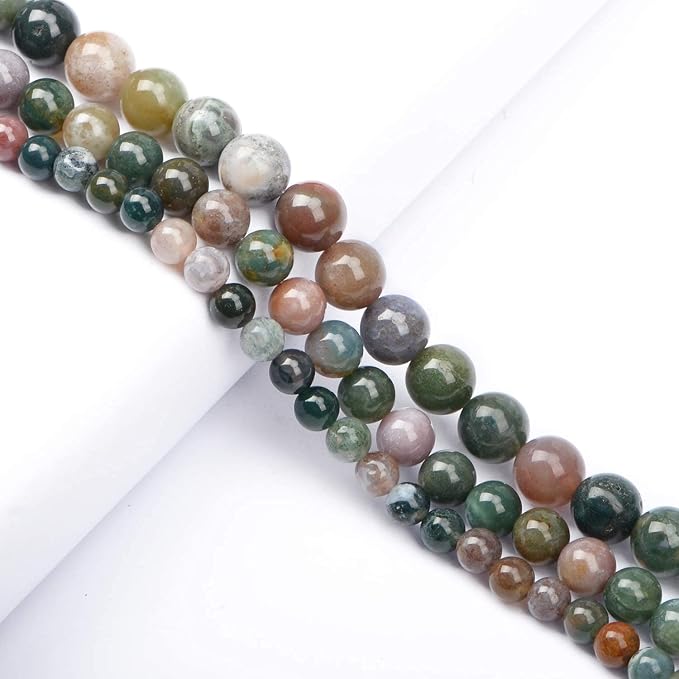 AD Beads Natural Gemstone Round Loose Beads 15" - Image 4