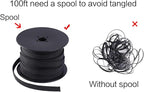 Keco 100ft – 3/8 inch PET Expandable Braided Cable Sleeve – Wire Sleeving - Image 7