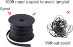 Keco 100ft – 1/4 inch PET Braided Expandable Cable Sleeve – Wire Sleeving - Image 7