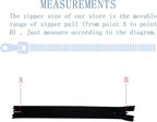 ANPURZII 10PCS #3 24 Inch Black Invisible Zippers - Image 2