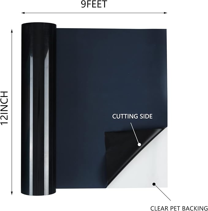 HTVVETUR HTV Vinyl Rolls Heat Transfer Vinyl - Image 2