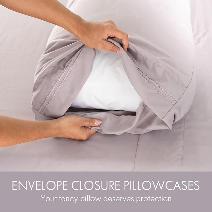 ClevaHome King Size Sheet Set - Image 3