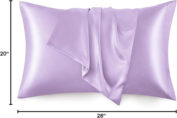 Love's cabin Satin Pillowcase Set of 2 Standard Size 20x26, Cooling Pillow - Image 8