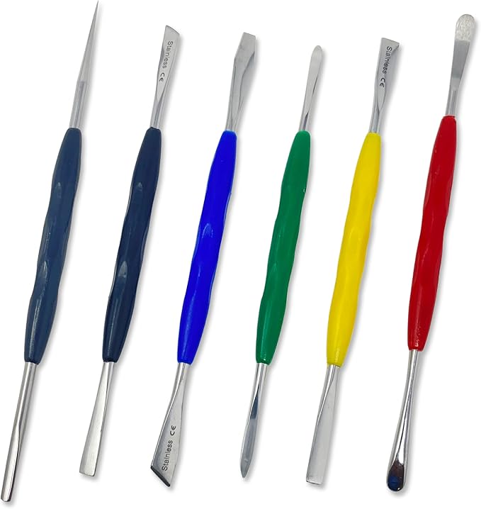 CYNAMED Stainless Steel Spatula Wax & Clay Sculpting Tool Carver Set by Cynamed